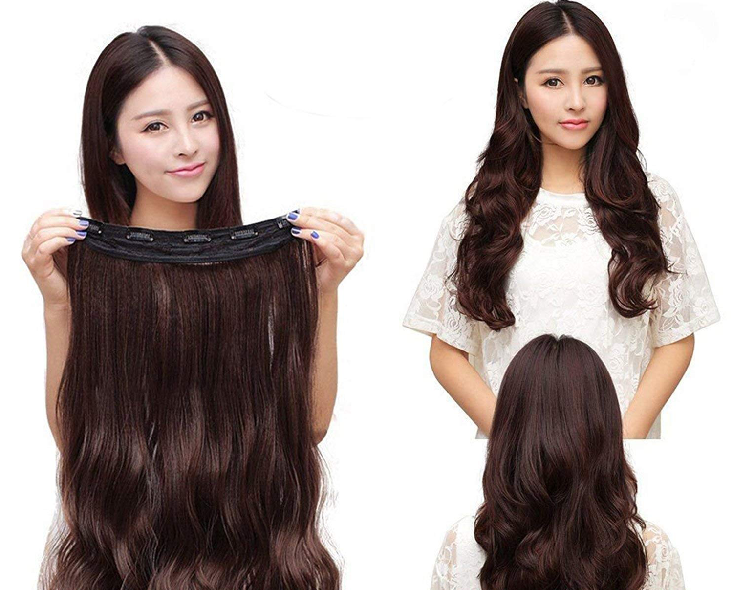 Hair extensions volume result, Hercovits Santacruz