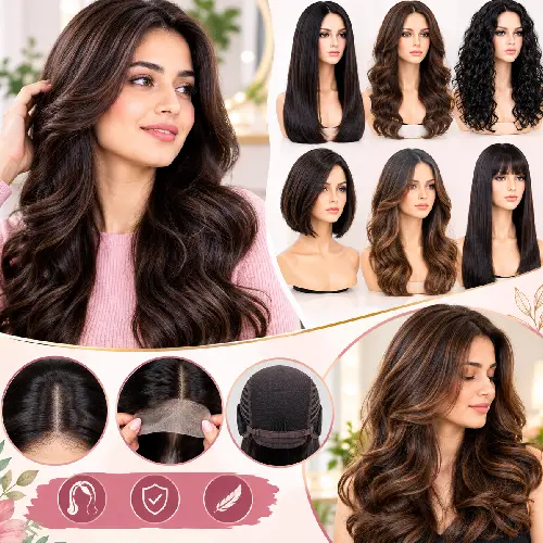 Hair wig for women at Hercovits Hair Studio Santacruz